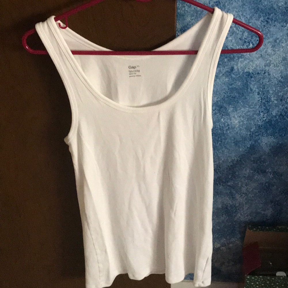 Plain White Gap Tank Top